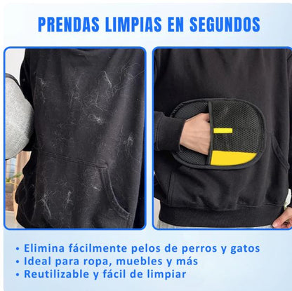 Guante Mágico Quitapelos para Perros y Gatos – Elimina Pelo Fácilmente