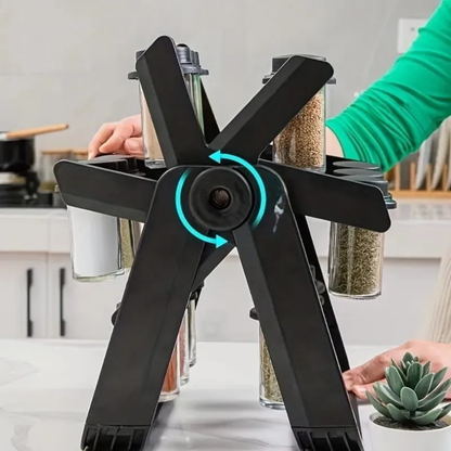 🔥 Condimentero Giratorio X18: Orden Total y Estilo en tu Cocina