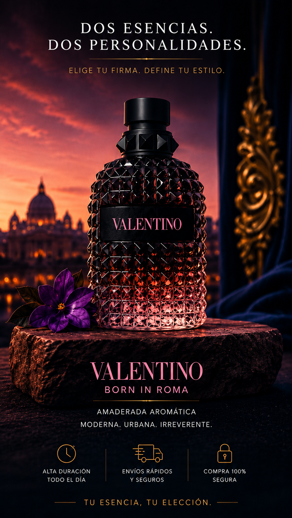 ✨ El Dúo Definitivo para el Hombre que Destaca, Valentino Born in Roma & Layton Royale 1P